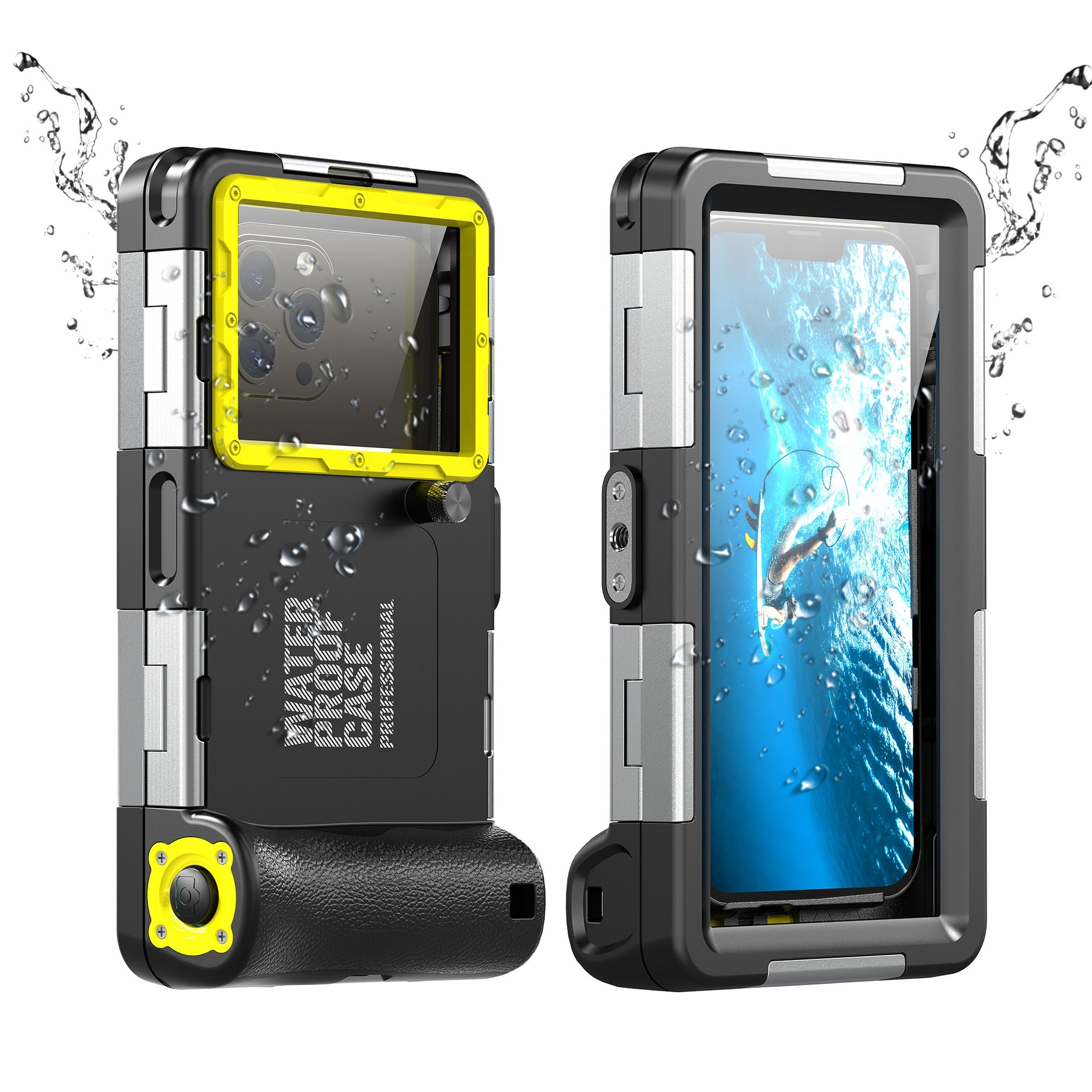 15M Waterproof Housing Case for Smartphones with Full 360-Degree Protection