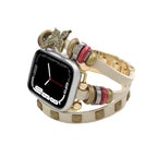 Butterfly Design PU Leather Apple Watch – Retro 