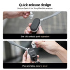 Button Switch TELESIN MAX Magnetic Neck Mount for Phones - Hands Free POV/Vlog Holder - BeezSpeed