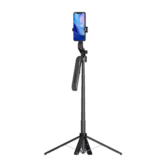 C12 AI Smart Gimbal with 360° tracking and wireless remote control for seamless selfies and video recording - BeezSpeed