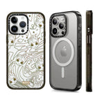 CASETiFY Groot iPhone Case – Shockproof & MagSafe Compatible Marvel Design | Line Art Groot Acrylic
