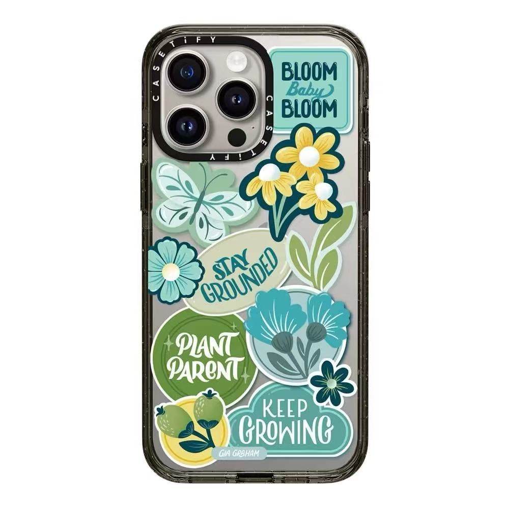 CASETiFY MagSafe BloomButterfly iPhone 14 to 16 Cases – Vibrant Floral Revival | Botanic Garden