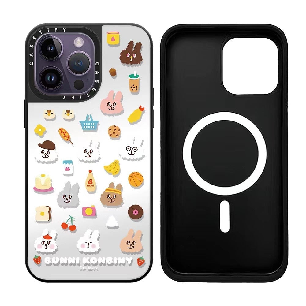 CASETiFY Bunny Konbini iPhone Case – Kawaii Japan-Inspired Design | Bunny Buddy Mirror