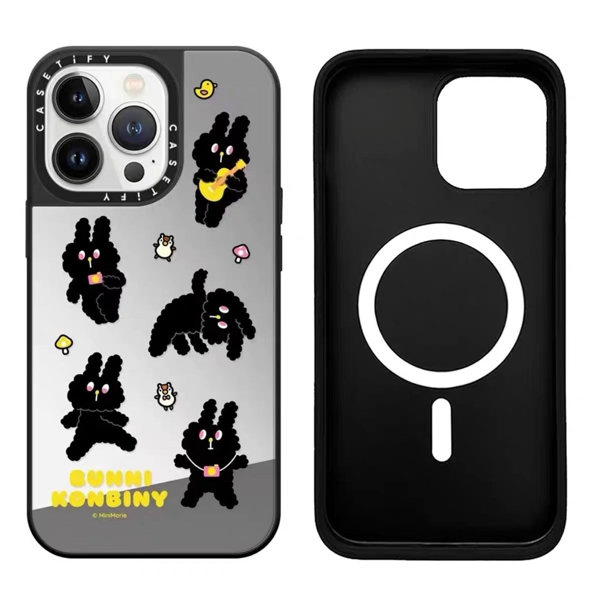 CASETiFY Bunny Konbini iPhone Case – Kawaii Japan-Inspired Design | Bunny Guitar Mirror