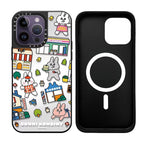CASETiFY Bunny Konbini iPhone Case – Kawaii Japan-Inspired Design | Bunny Town Mirror