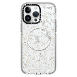 CASETiFY Flower Prints Case for iPhone 13–16 Series | White Pearl Floral