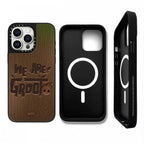CASETiFY Groot iPhone Case – Shockproof & MagSafe Compatible Marvel Design | Text Groot Mirror