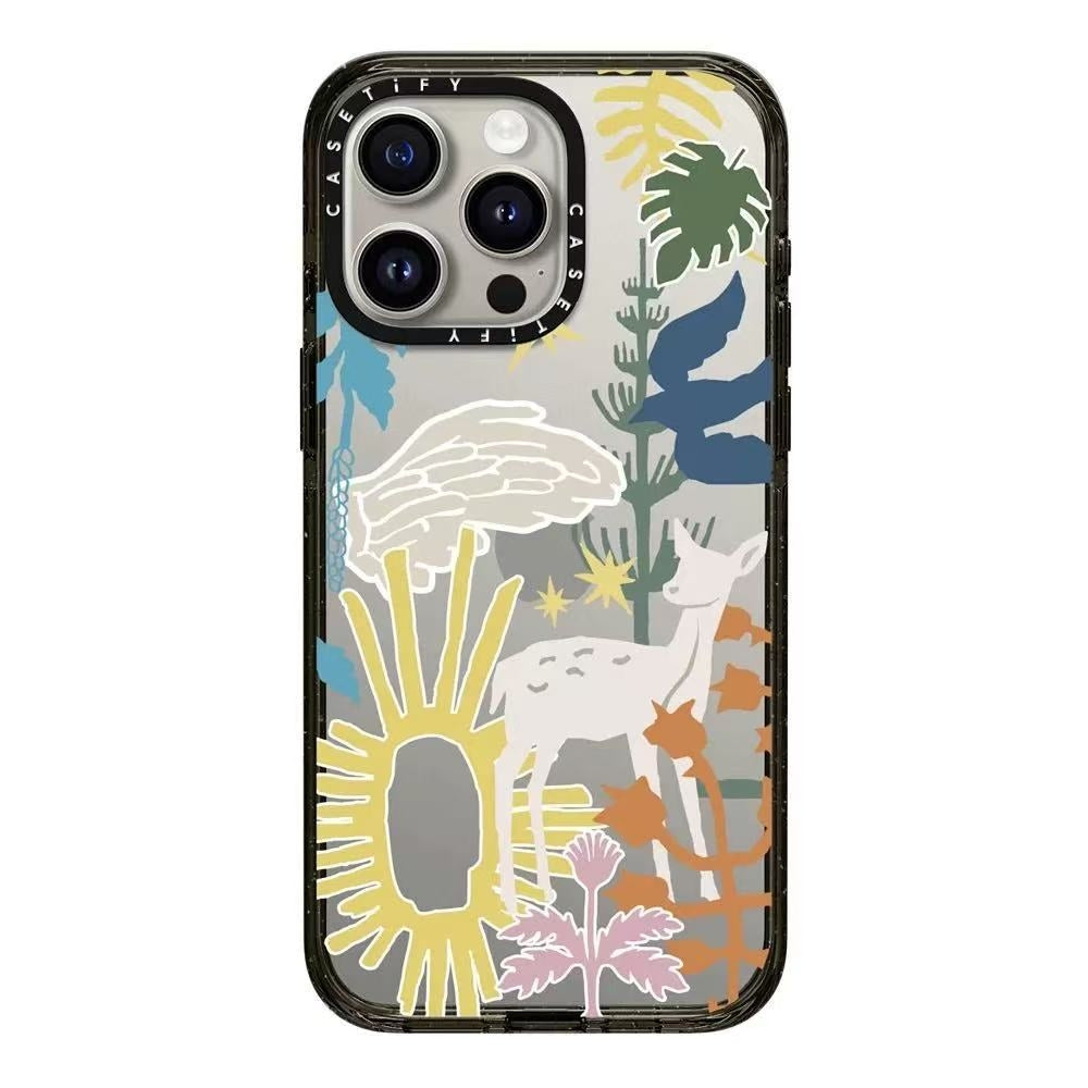CASETiFY MagSafe BloomButterfly iPhone 14 to 16 Cases – Vibrant Floral Revival | Nature Revival