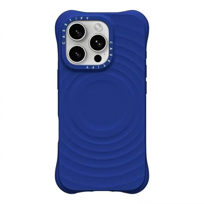 CASETiFY WaveGrip MagSafe iPhone Case – Shockproof Silicone | Blue