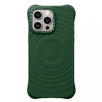 CASETiFY WaveGrip MagSafe iPhone Case – Shockproof Silicone | Midnight Green