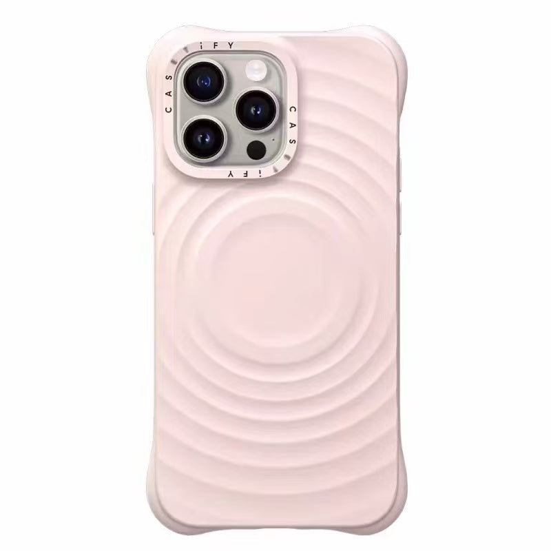 CASETiFY WaveGrip MagSafe iPhone Case – Shockproof Silicone | Pink