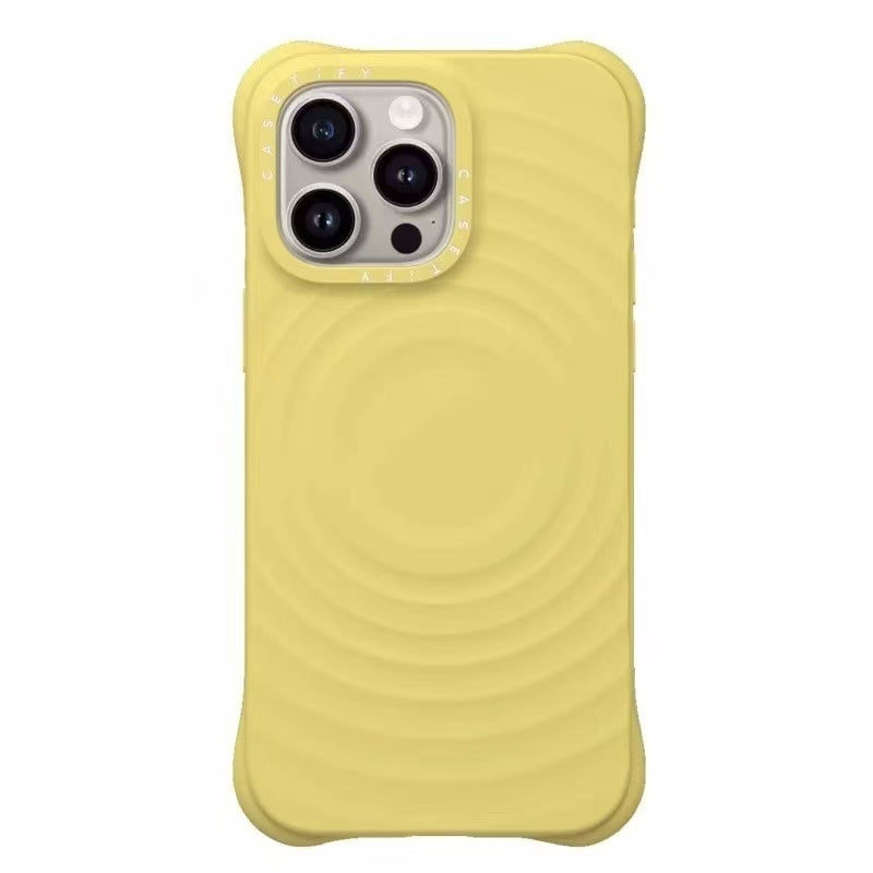 CASETiFY WaveGrip MagSafe iPhone Case – Shockproof Silicone | Yellow