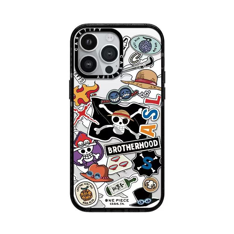 CASETiFY iPhone 12-16 Brotherhood Anime Mirror Case – Soft Silicone Cover Shell | Mirror Edition Case
