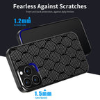 Carbon Fiber Twill Armor iPhone Case 13–16 MagSafe | Front and Back Protection