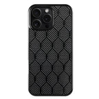 Carbon Fiber Twill Armor iPhone Case 13–16 MagSafe | Honeycomb