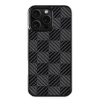 Carbon Fiber Twill Armor iPhone Case 13–16 MagSafe | Grids