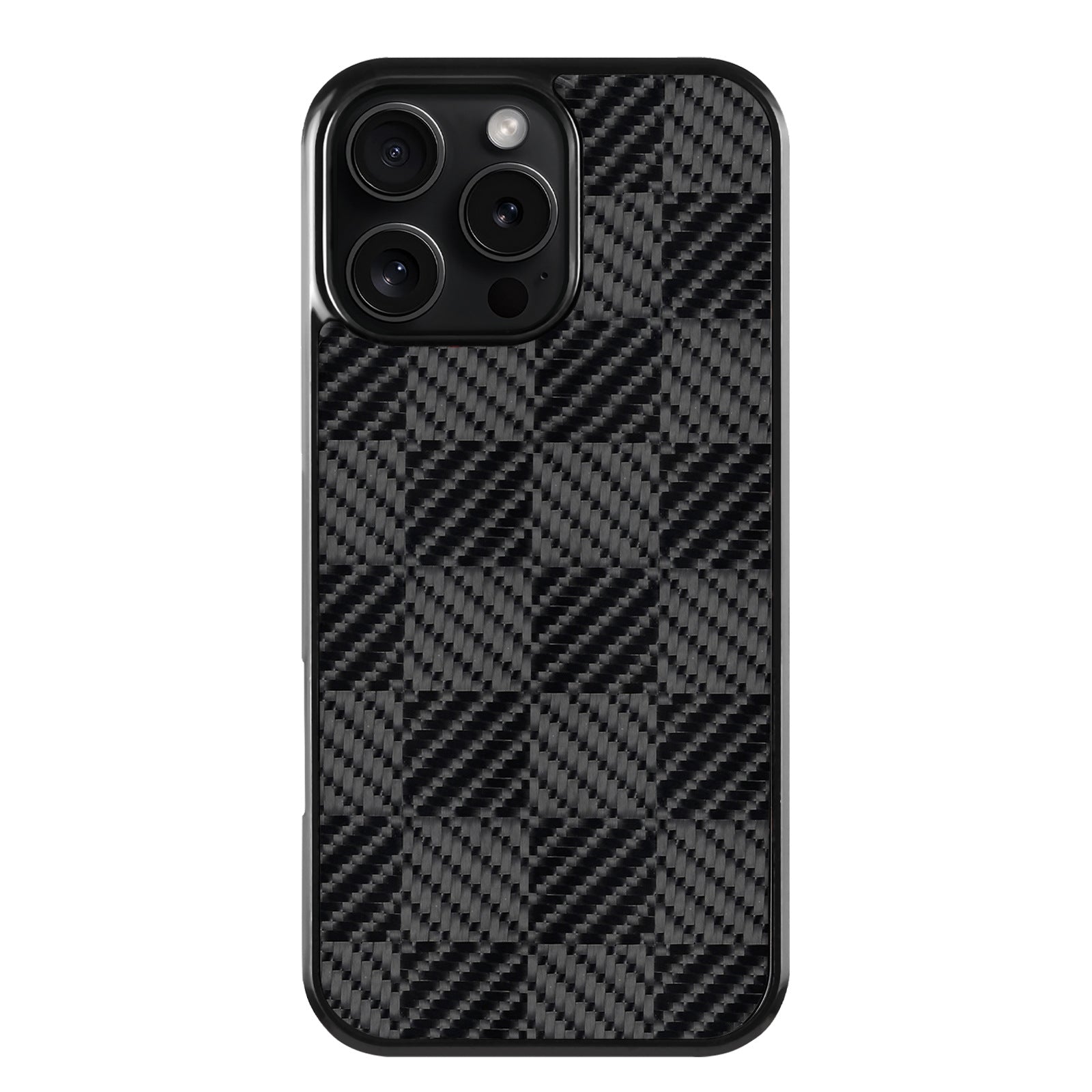 Carbon Fiber Twill Armor iPhone Case 13–16 MagSafe | Grids