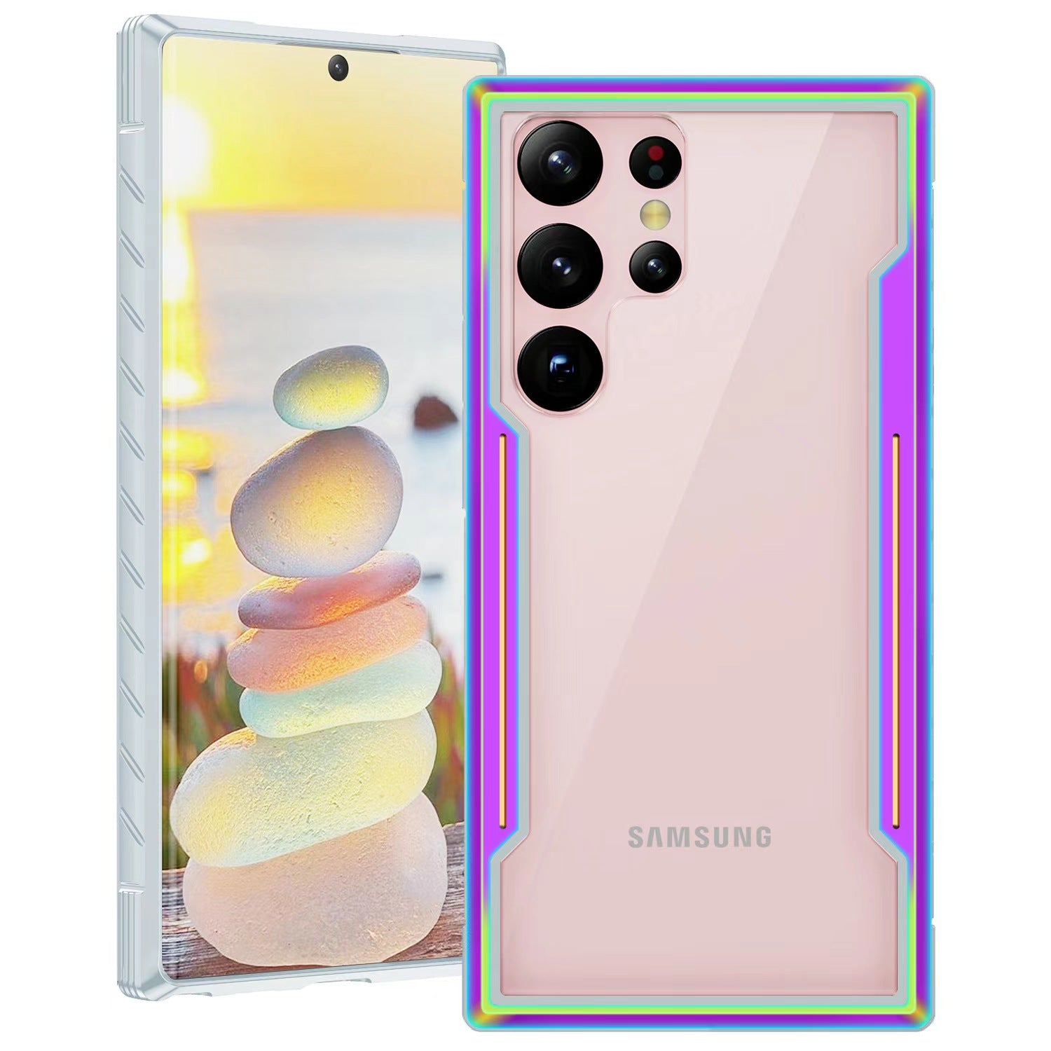 Raised Lip Design Protects The Screen And Camera From Scratches And Direct Surface Contact.