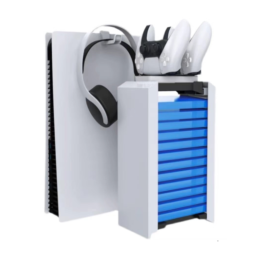 DOBE PS5 Charging Rack - Dual Controller & Game 12 Disc Storage - BeezSpeed