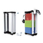 DOBE Vertical/Horizontal Game Storage Stand PS4/PS5/Xbox - 23/46 Discs - BeezSpeed