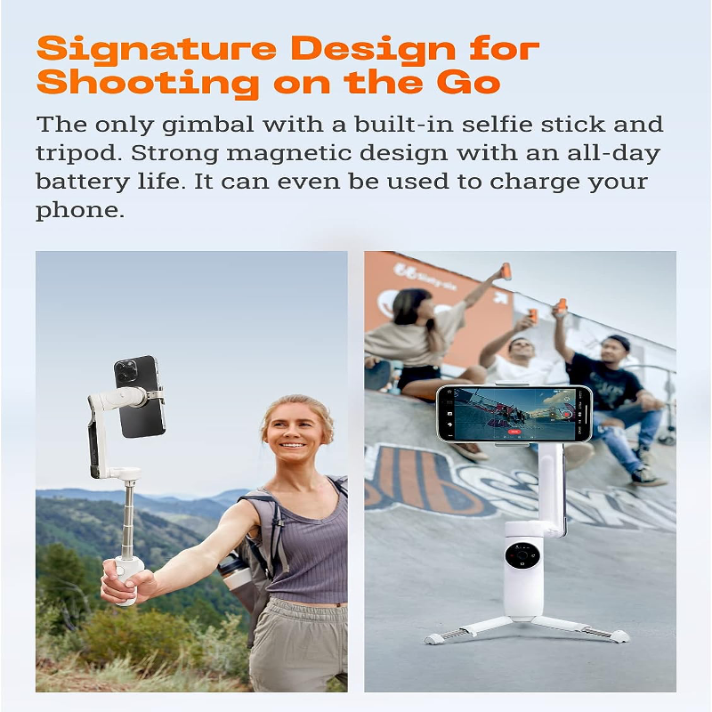 Insta360 Flow Gimbal Stabilizer Compatible with Android and iOS Phones