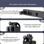 Deep Space Black ES-B181 Smart Gimbal - Adjustable and Stable for Content Creation