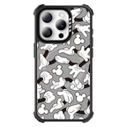 Donald Duck Boom! Cartoon Armor MagSafe Case for iPhone – Shockproof | Mickey Mouse Gloves