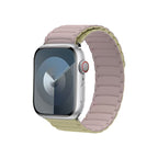 Double Color Magnetic Apple Watch Band – Soft Silicone Sport Strap | Khaki