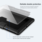 Double Protectio NILLKIN Bumper Pro iPad 10.2 Leather Case - Slide Camera Cover & Pencil Holder - BeezSpeed