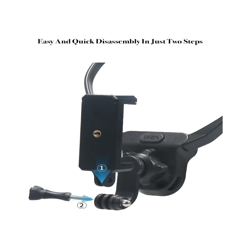 Sports camera neck mount with ergonomic design for easy, hands-free shooting during activities.