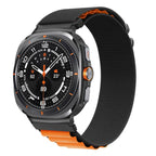Elastic G-Hook Band Compatible with Samsung Galaxy Watch Ultra 47mm - Orange Black