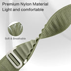 Soft & Breathable - Nylon Material Light Strap