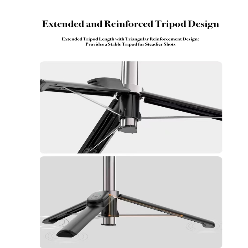 Pro360 Selfie Stick, 360° Extended and Reinforce Tripod Design

