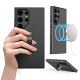 Finger Stand Case Galaxy S24/S25 – Kickstand Holder | MagSafe Black