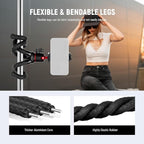 NEEWER T30 Bendable Tripod with 360° Ball Head, Compatible with GoPro & iPhone
