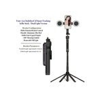 Four-axis stabilized AI smart tracking selfie Stick/Dual Light Edition C12 AI Smart Gimbal with 1.8M Tripod - 360° Tracking Selfie Stick - BeezSpeed