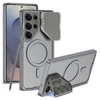 Galaxy S23/S24/S25 Ultra Case, Lens Guard & Shockproof | MagSafe | Gray