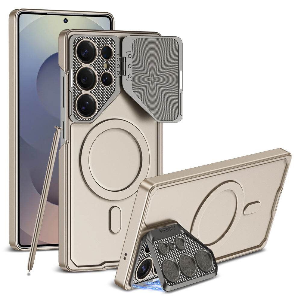 Galaxy S23/S24/S25 Ultra Case, Lens Guard & Shockproof | MagSafe | Slate Gray