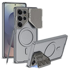 Galaxy S23/S24/S25 Ultra Case, Lens Guard & Shockproof | MagSafe | Gray