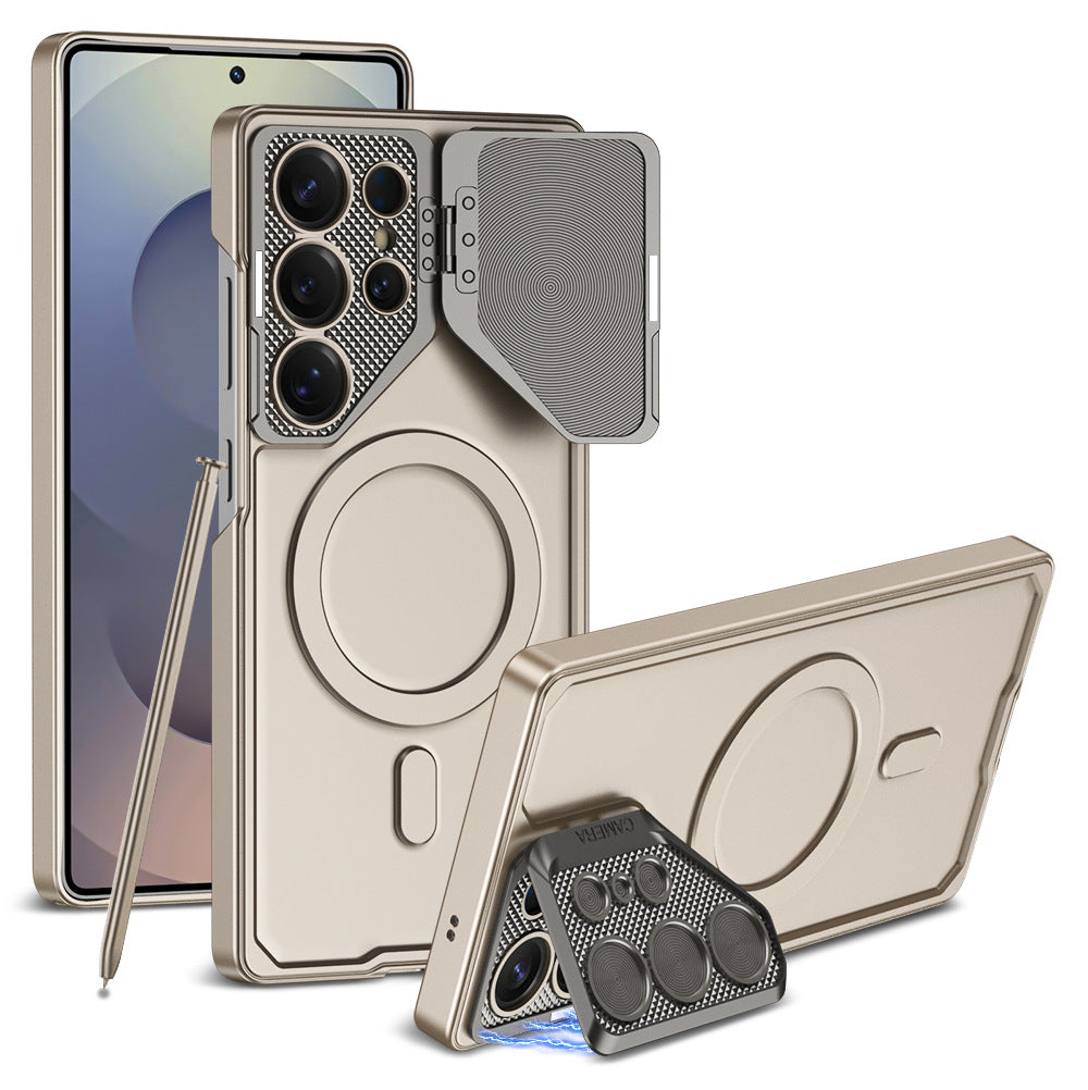 Galaxy S23/S24/S25 Ultra Case, Lens Guard & Shockproof | MagSafe | Slate Gray