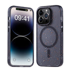 Guard Ink Splash Glitter Case for iPhone 13–16 | MagSafe & Shockproof | Black