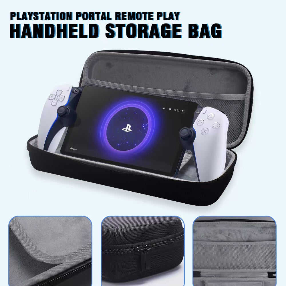 Handheld storage Bag Carrying Shell Case for PlayStation 5 Portal Remote Player - EVA Protection - BeezSpeed