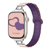 Heart Link Slim Silicone Magnetic Watch Strap for Apple Watch | Three-Hole Design | Pink Purple