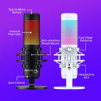  HyperX QuadCast S RGB USB Microphone with Shock Mount | Streaming/Gaming/Podcasts - BeezSpeed