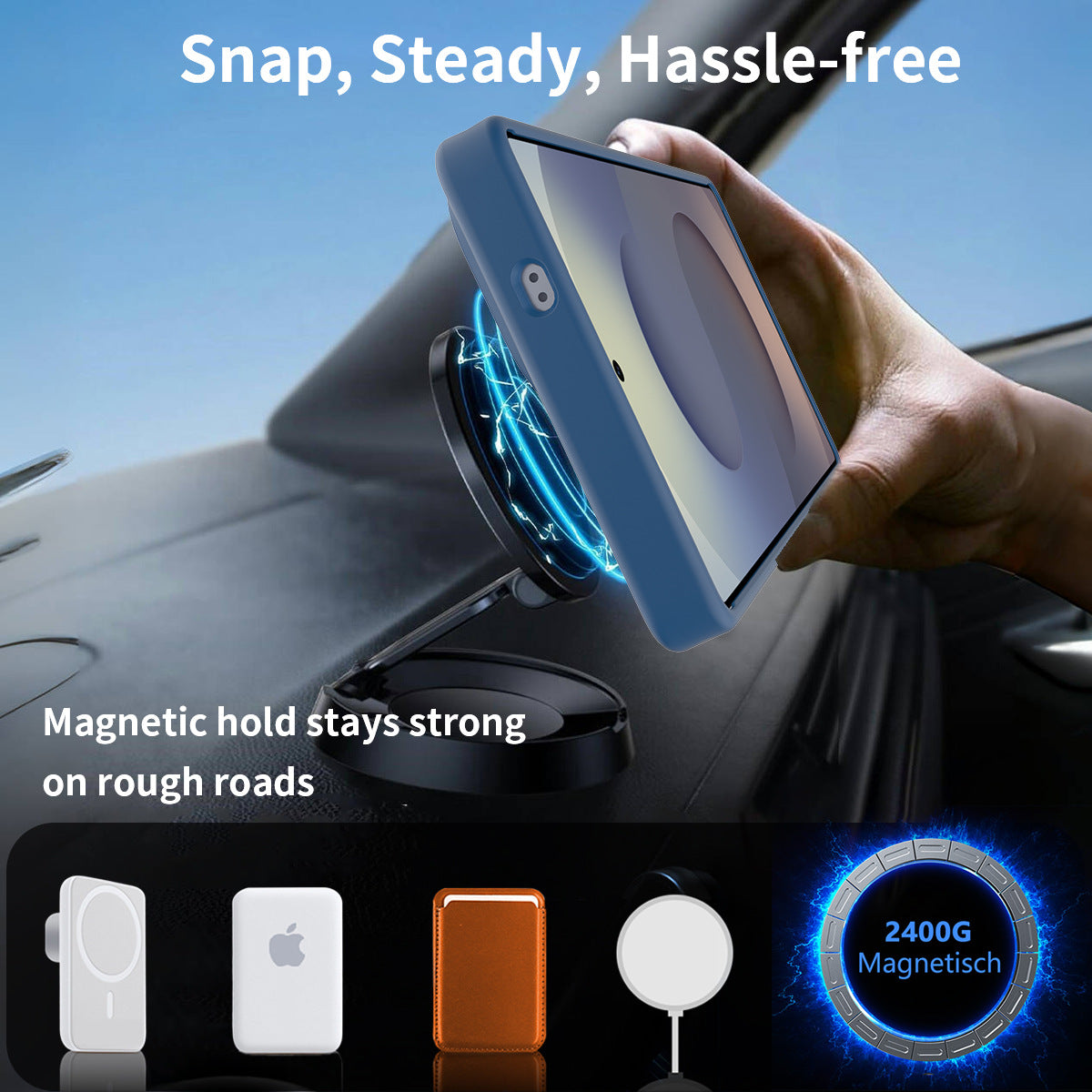 Kickstand Case for Samsung S24/S25 Series – Shockproof & Semi-Transparent | MagSafe | Hassle Free