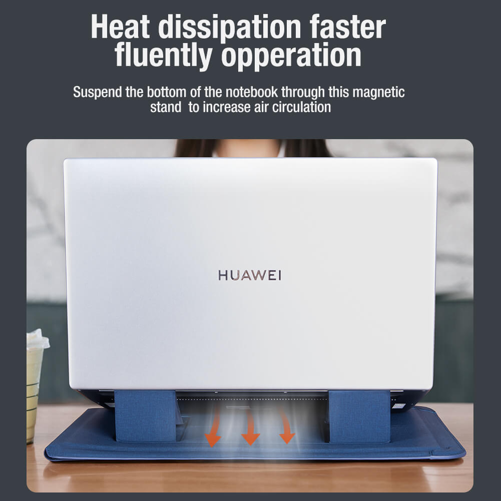 Laptop Stand Nillkin Versatile Plus Laptop Sleeve 14/16.1 Inch - Stand & Mouse Pad - BeezSpeed