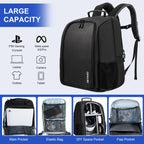 Large Capacity Gaming Console Backpack Compatible For PS5 PS VR2 Large Travel Bag BeezSpeed 