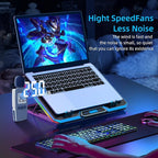 RGB Lighting Modes on ICE COOREL Cooling Pad for a Personalized Look