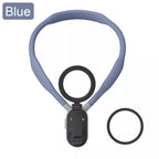 Light Blue Front TELESIN MAX Magnetic Neck Mount for Phones - Hands Free POV/Vlog Holder - BeezSpeed