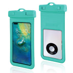 Light Green Universal Floating Waterproof Phone Case for Beach & Diving up to 6.2" - BeezSpeed